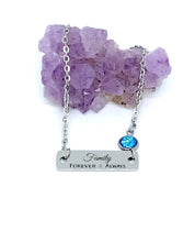 Load image into Gallery viewer, Family Bracelet with One Birthstone (Stainless Steel)