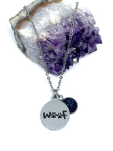 Load image into Gallery viewer, W🐾F 3-in-1 Necklace (Stainless Steel)
