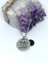Load image into Gallery viewer, “Thankful & Grateful” 3-in-1 Necklace (Stainless Steel)