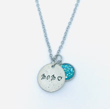 Load image into Gallery viewer, “Mom ❤️“ Necklace (Stainless Steel)