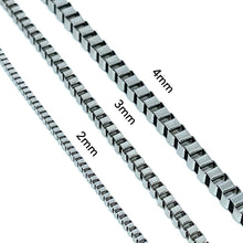 Load image into Gallery viewer, 2mm Box Chain (Stainless Steel)