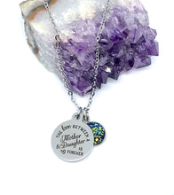 Load image into Gallery viewer, "The Love Between a Mother & Daughter is Forever" 3-in-1 Necklace (Stainless Steel)