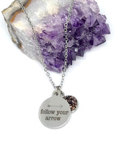 Load image into Gallery viewer, “Follow Your Arrow” 3-in-1 Necklace (Stainless Steel)