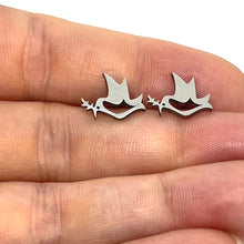 Load image into Gallery viewer, Dove Studs (Stainless Steel)