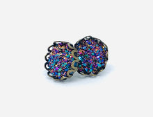 Load image into Gallery viewer, 10mm Fantasy Druzy Studs