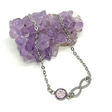 Load image into Gallery viewer, Infinity Birthstone Anklet (Stainless Steel)