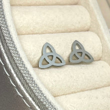 Load image into Gallery viewer, Celtic Triquetra Knot Studs