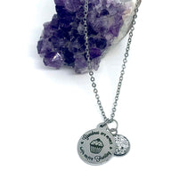 Load image into Gallery viewer, “Grandmas are moms” 3-in-1 Necklace (Stainless Steel)