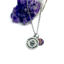 Load image into Gallery viewer, “Grandmas are moms” 3-in-1 Necklace (Stainless Steel)