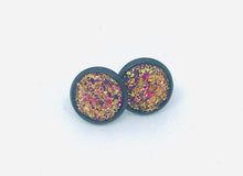 Load image into Gallery viewer, 10mm Karma Druzy Studs