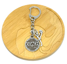 Load image into Gallery viewer, COACH Word Collage Key Clip
