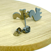 Load image into Gallery viewer, Squirrel Studs (Stainless Steel)