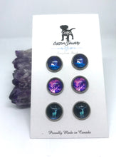 Load image into Gallery viewer, Pere David Deer 10mm Stud Trio (Stainless Steel)