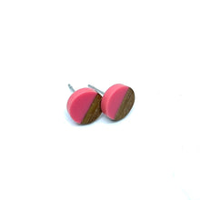 Load image into Gallery viewer, Bubblegum Wooden Studs