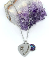 Load image into Gallery viewer, "I love my Chihuahua" 3-in-1 Necklace (Stainless Steel)
