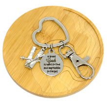 Load image into Gallery viewer, "A great Coach is hard to find and impossible to forget" Keychain