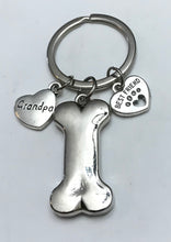 Load image into Gallery viewer, Dog Lover Keychain for Dads and Grandpas