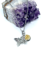 Load image into Gallery viewer, Dana Butterfly 3-in-1 Necklace (Stainless Steel)