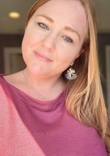 Load image into Gallery viewer, Grey Wave Tassel Drop Earrings (Surgical Steel)