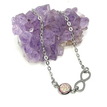 Load image into Gallery viewer, Infinity Birthstone Anklet (Stainless Steel)