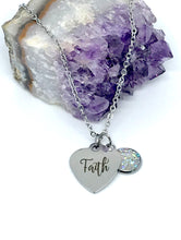 Load image into Gallery viewer, “Faith” 3-in-1 Necklace (Stainless Steel)
