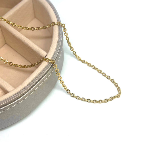 Gold Cable Chain (Stainless Steel)
