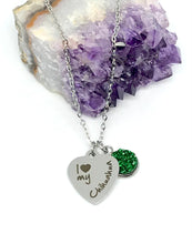 Load image into Gallery viewer, "I love my Chihuahua" 3-in-1 Necklace (Stainless Steel)