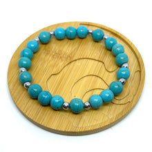 Load image into Gallery viewer, 8mm Turquoise Bracelet
