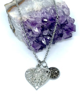 Load image into Gallery viewer, Heart of a Butterfly 3-in-1 Necklace (Stainless Steel)