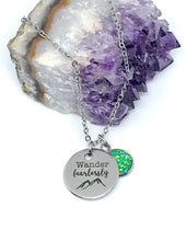 Load image into Gallery viewer, “Wander Fearlessly” 3-in-1 Necklace (Stainless Steel)
