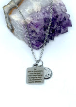 Load image into Gallery viewer, Serenity Prayer 3-in-1 Necklace (Stainless Steel)