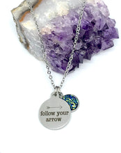 Load image into Gallery viewer, “Follow Your Arrow” 3-in-1 Necklace (Stainless Steel)