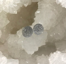 Load image into Gallery viewer, 10mm Diamond Crystal Ball Studs