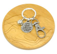 Load image into Gallery viewer, "A great Coach is hard to find and impossible to forget" Keychain