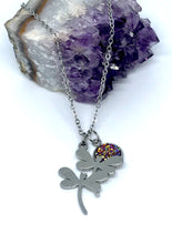 Load image into Gallery viewer, Dance of the Dragonflies 3-in-1 Necklace (Stainless Steel)