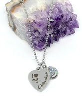 Load image into Gallery viewer, "I love my Chihuahua" 3-in-1 Necklace (Stainless Steel)