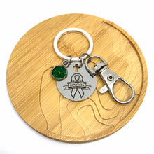 Load image into Gallery viewer, Liver Cancer Survivor Research Keychain (Stainless Steel)