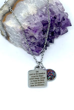 Load image into Gallery viewer, Serenity Prayer 3-in-1 Necklace (Stainless Steel)