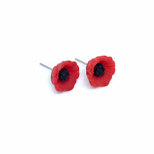 Load image into Gallery viewer, 12mm Poppy Studs
