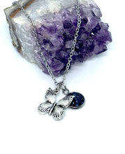 Load image into Gallery viewer, Fluttering Butterfly 3-in-1 Necklace (Stainless Steel)