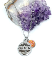 Load image into Gallery viewer, SISTER Word Collage 3-in-1 Necklace (Stainless Steel)