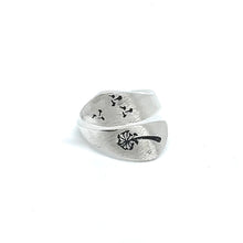 Load image into Gallery viewer, Adjustable Dandelion Wish Ring