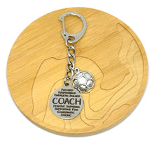 Load image into Gallery viewer, COACH Word Collage Key Clip