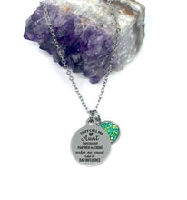 Load image into Gallery viewer, “They Call Me Aunt” 3-in-1 Necklace (Stainless Steel)