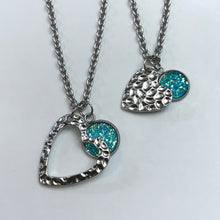 Load image into Gallery viewer, “One Love, One Heart” Mother-Daughter Necklace Set (Stainless Steel)