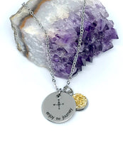 Load image into Gallery viewer, “Enjoy the Journey” 3-in-1 Necklace (Stainless Steel)