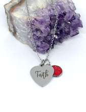 Load image into Gallery viewer, “Faith” 3-in-1 Necklace (Stainless Steel)
