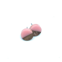 Load image into Gallery viewer, Ballet Pink Wooden Studs