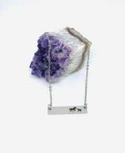 Load image into Gallery viewer, Mama Unicorn Necklace with One Baby (Stainless Steel)