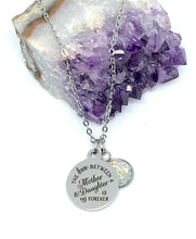 Load image into Gallery viewer, "The Love Between a Mother & Daughter is Forever" 3-in-1 Necklace (Stainless Steel)